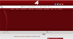 Desktop Screenshot of musicacademyofgc.com