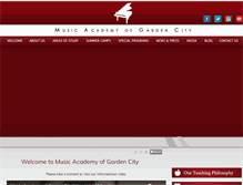Tablet Screenshot of musicacademyofgc.com
